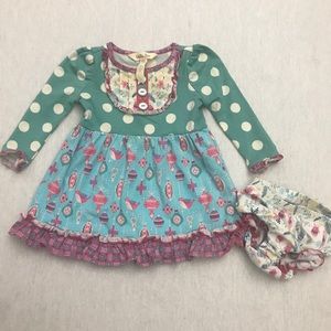 Matilda Jane Holiday Dress 3-6mo
